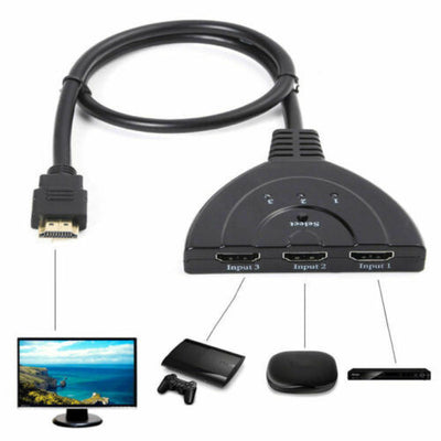 HDMI Splitter 3 In 1 Out HDMI Switcher 3 In And 1 Out HDMI HD Pigtail