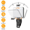 1Pc Rechargeable Selfie Light Fill Light 2000mAh Portable Clip On Light With 3 Light Modes 10 Brightness Levels For Phone Laptop Live Stream Make Up Photography