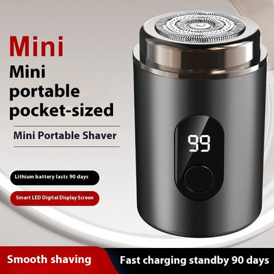 Electric Shaver Men's Mini USB Charging Digital Display