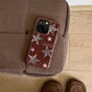 Double-layer Half-pack Polka Dot Phone Case XINGX Leopard Print Protective Cover