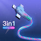 Fast charging cable aluminum alloy streamer data cable