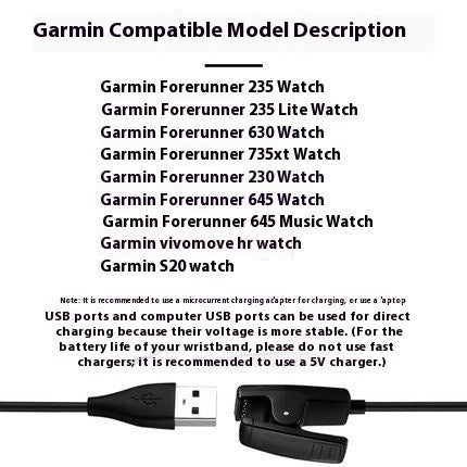 Watch Data Cable Charger Charging Clip
