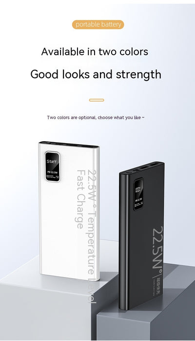Two-way Fast Charge Power Bank Large Capacity Portable Ultra-thin Portable Power Source