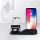 Mobile Phone Watch Headset Three-in-one Charging Stand Base Silicone Iwatch Charging Stand