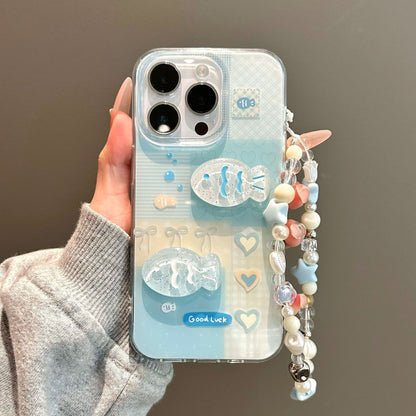 Single Layer  Three-dimensional Fish New Phone Case