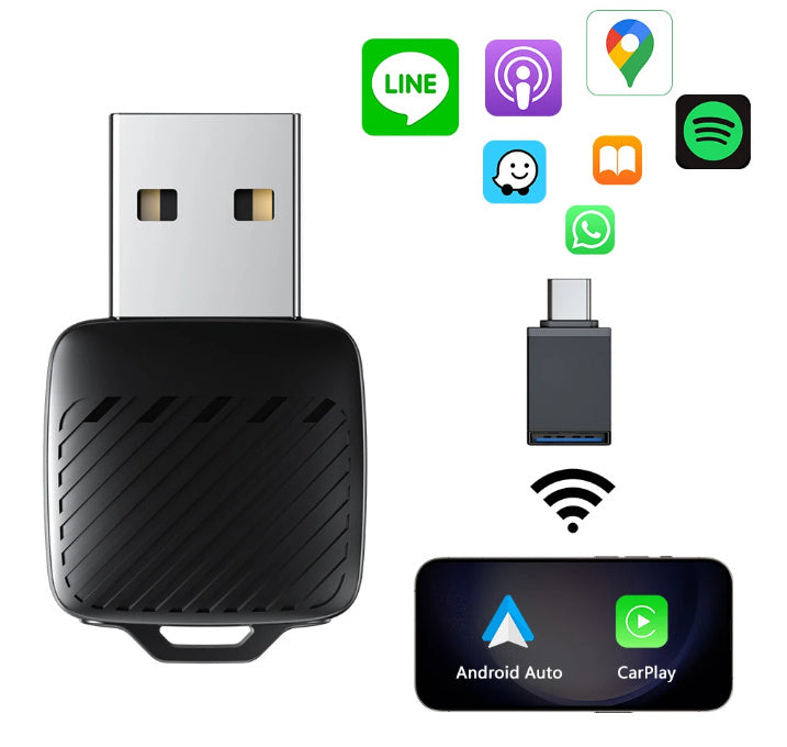 2-in-1 Wireless CarPlay Box