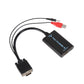 VGA To HDMI Female Converter With USB And Audio
