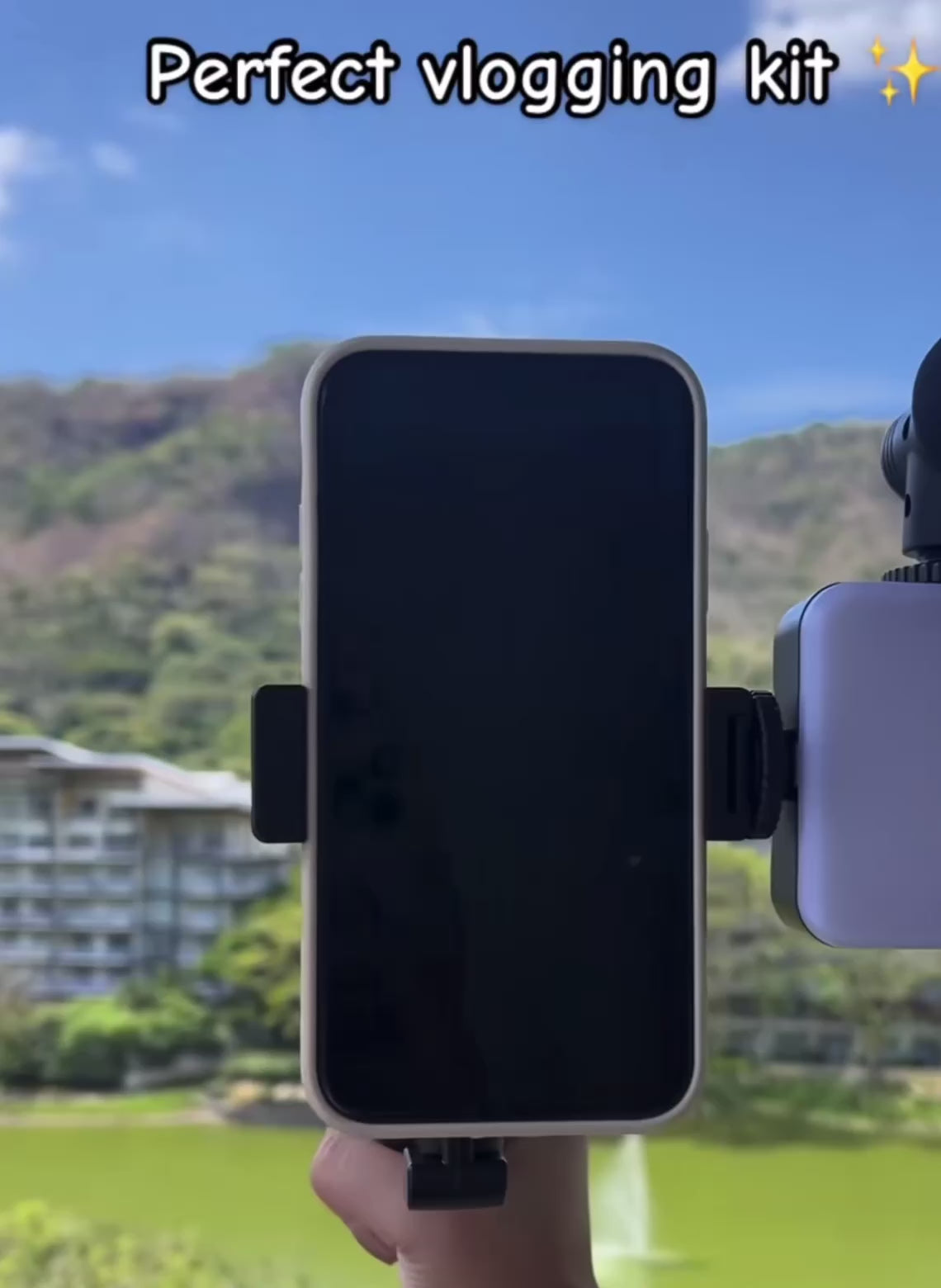 Kit Vidéo Complet avec Trépied, Lumière LED & Microphone