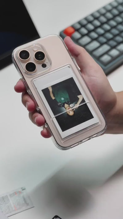 Coque Transparent Porte-Carte